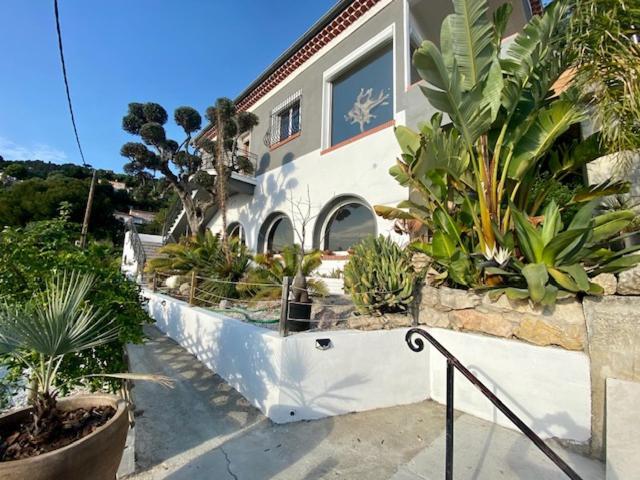 Superbe Appartement Grande Corniche Vue Sur Mer Nice A 4 Min Du Centre Ville Екстериор снимка